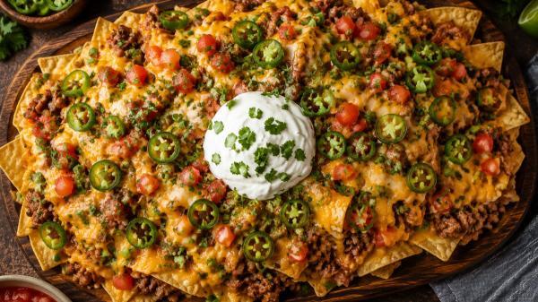 طرز تهیه ناچو با خامه ترش مجلسی و محبوب همه