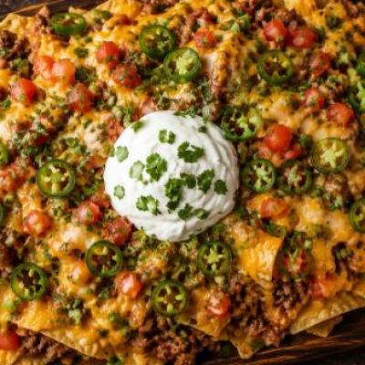 طرز تهیه ناچو با خامه ترش مجلسی و محبوب همه